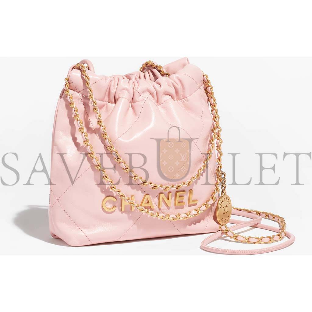 CHANEL 22 MINI HANDBAG AS3980 B08037 NN267 (20*19*6cm)